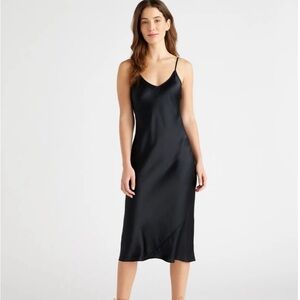 Quince washable silk slip dress